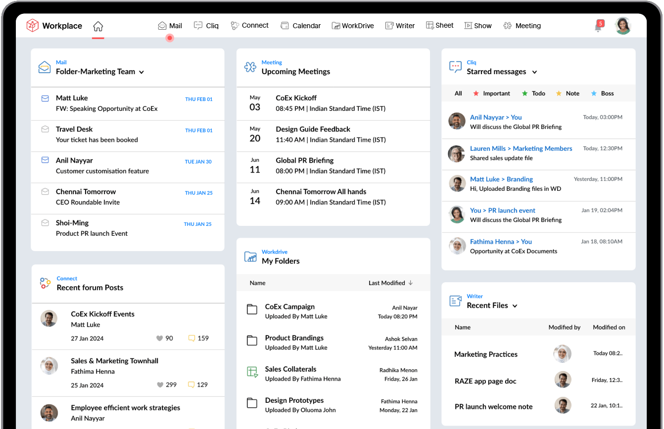Workplace365 screenshot